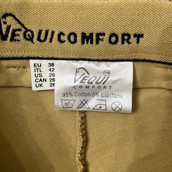 Vequi Comfort Women’s Riding Breeches Pants Size 26 Equestrian Tan Color - Picture 7 of 9